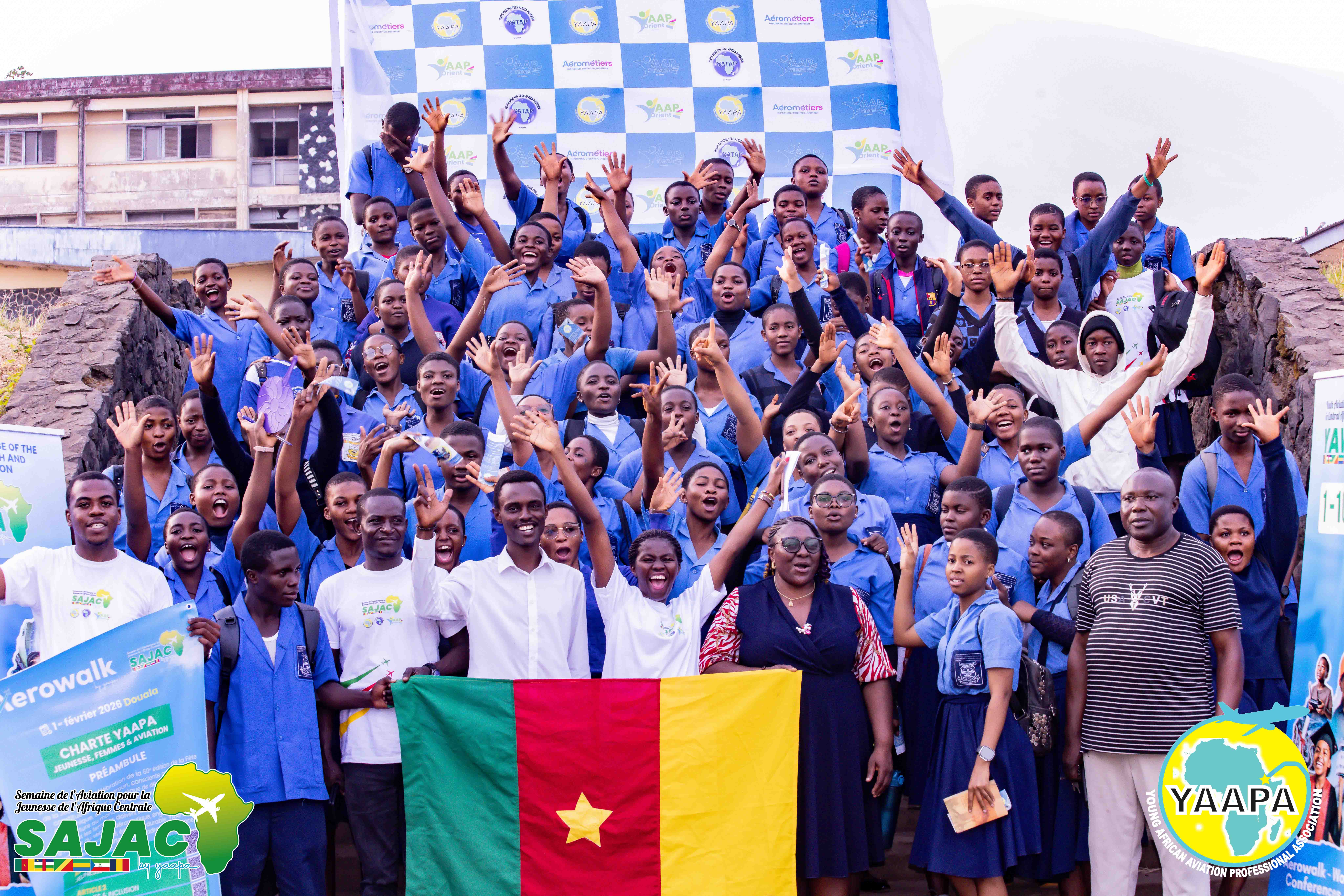 students of BGS Molyko with alongside YAAPA foundation Team